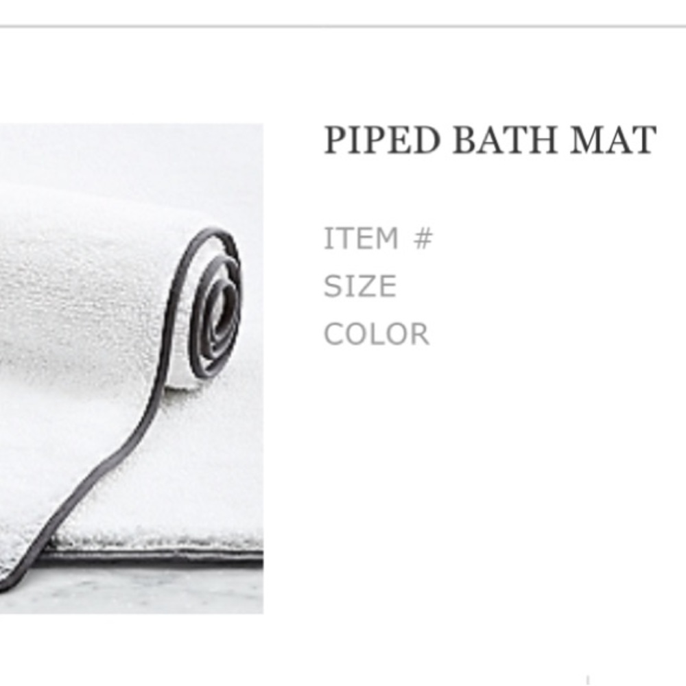 Brand *NEW* RH bath mat